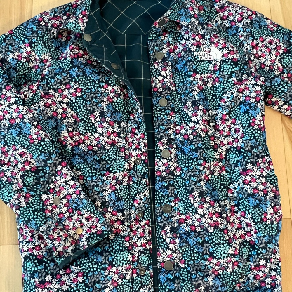 Floral  double sided Patterned Jacket - Picture 2 of 5